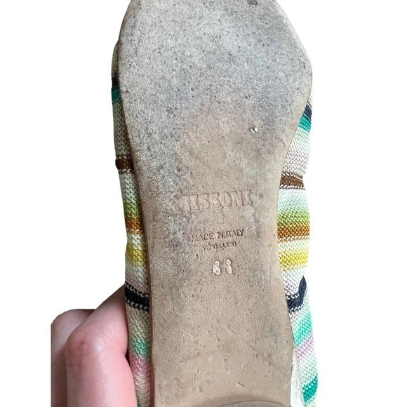 Missoni Multicolor Flats Size 38 - Picture 5 of 9